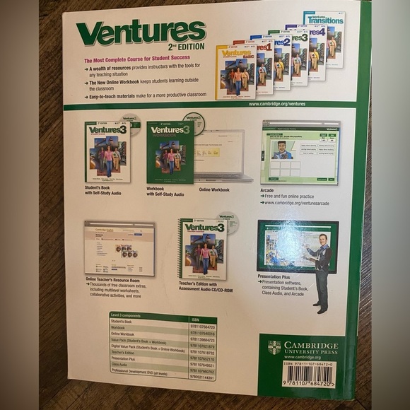 VENTURES LEVEL 3 (2nd Edition) - STUDENT'S BOOK - ISBN: 9781107684720 - Picture 5 of 6